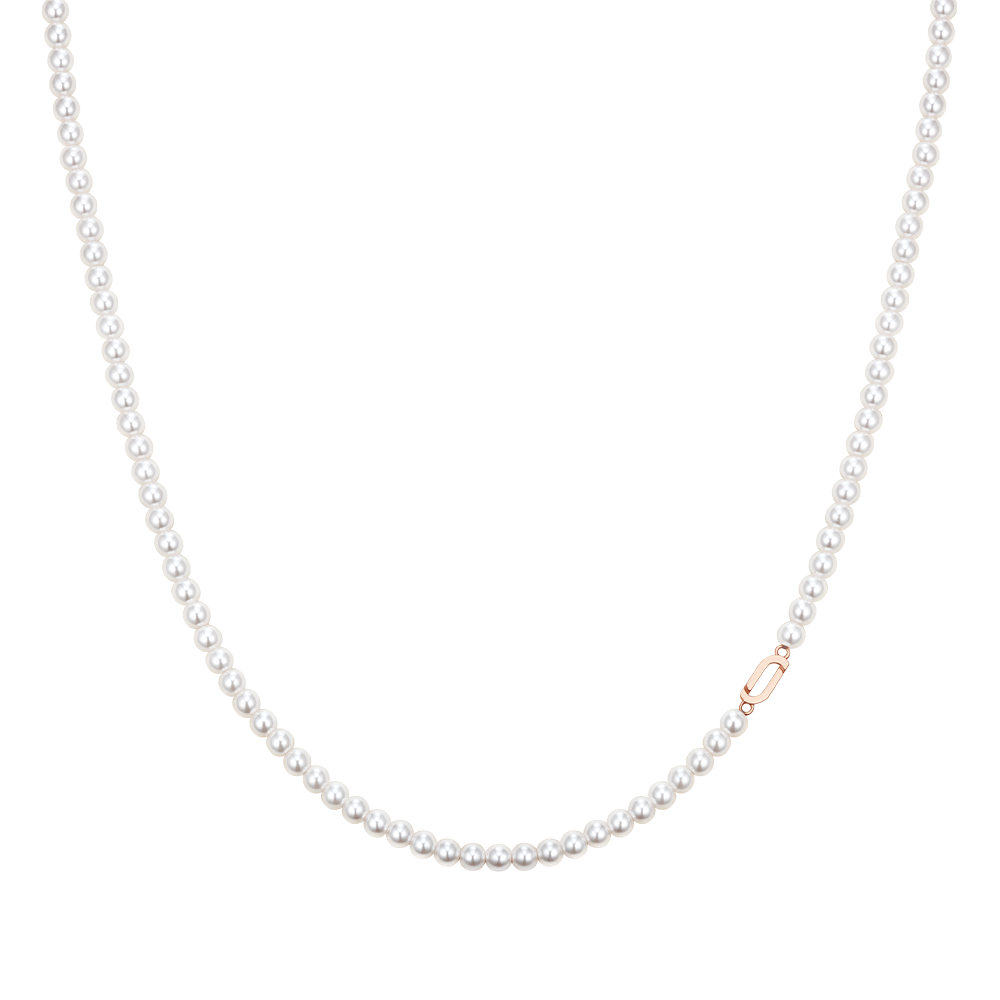 THE J 14K 크리스탈 진주 비드목걸이 3mm (JJSJNI5B6607R4420)