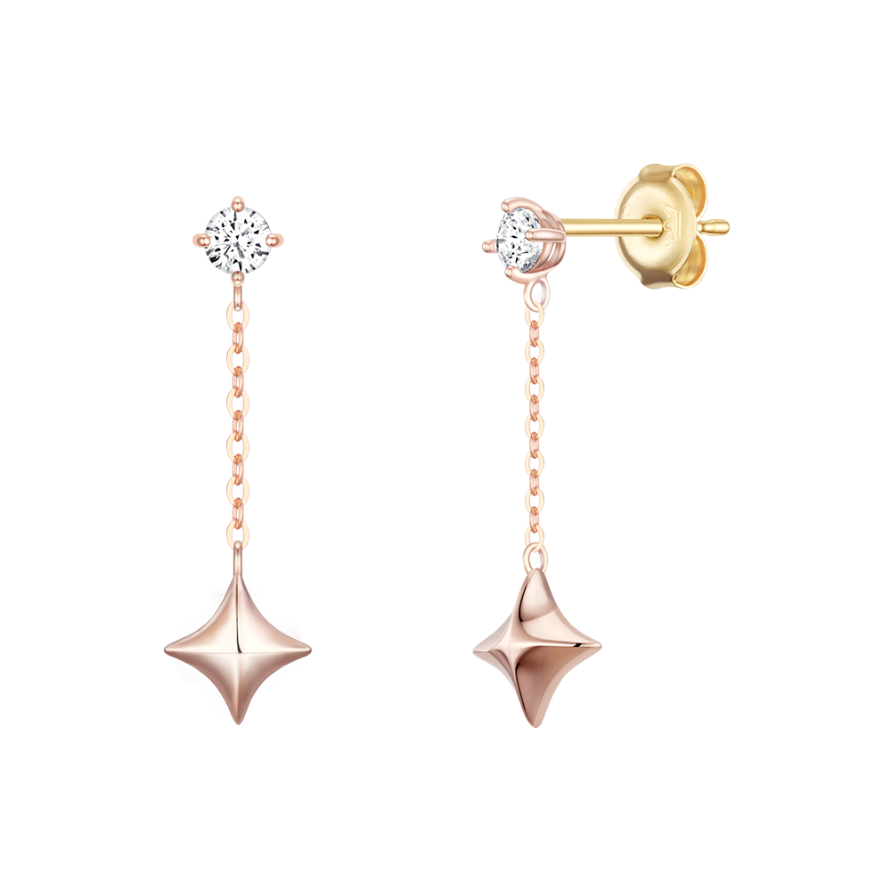 CELESTIA 14K 귀걸이 (JJCTEQ5BV760R40A0)