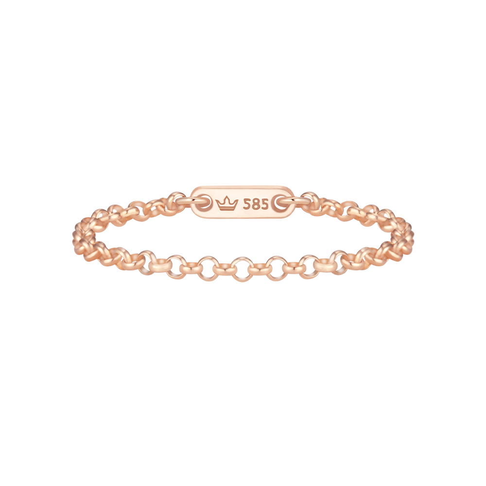 J.Livera 14K 체인 반지 (JJJTR05B7048R4130)