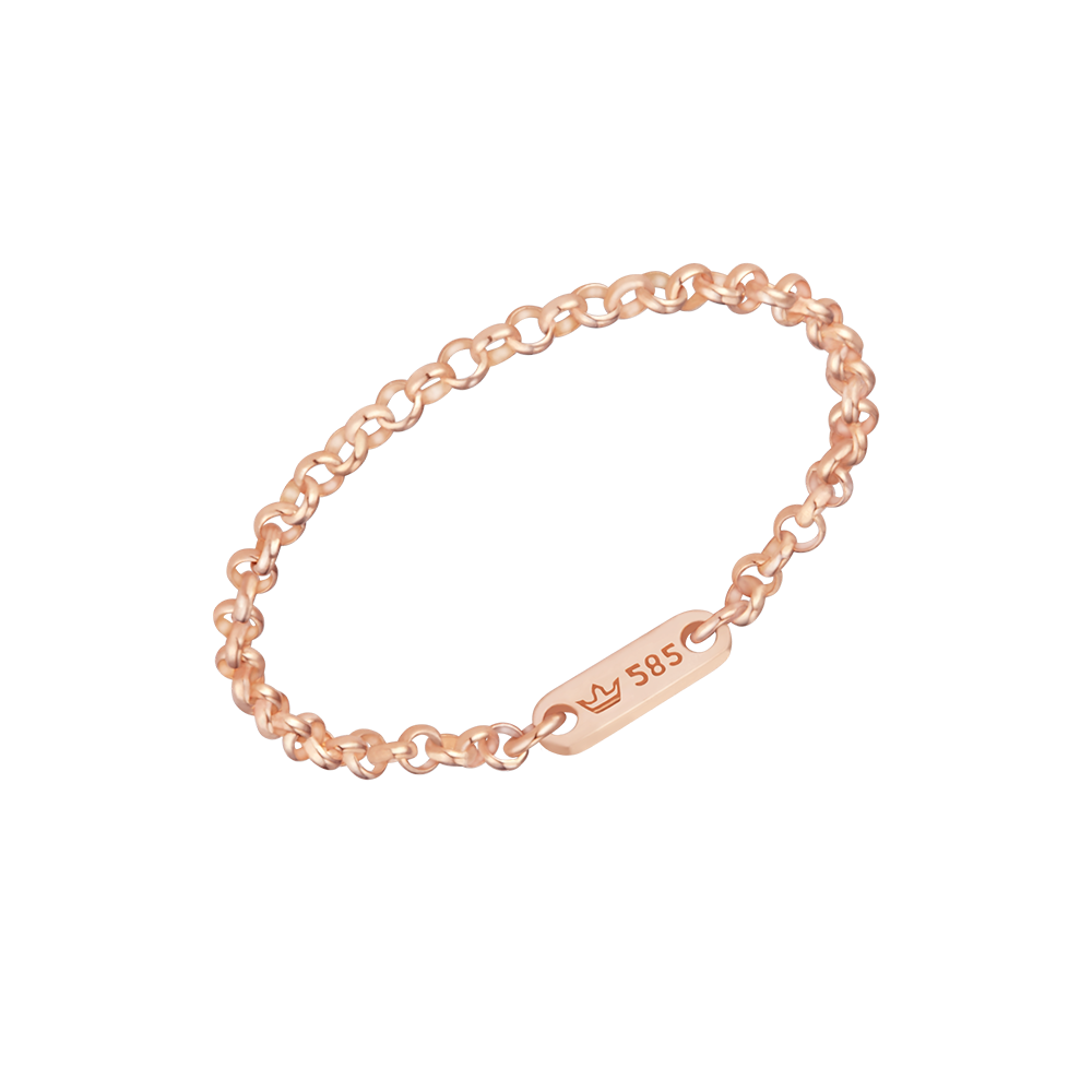 J.Livera 14K 체인 반지 (JJJTR05B7048R4130)