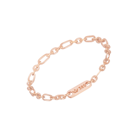 J.Fenella 14K 체인 반지 (JJJTR05B7050R4130)
