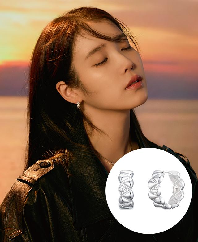 [아이유 PICK] MOSAIQUE 귀걸이 (JJMSEQ5B8276SW000)