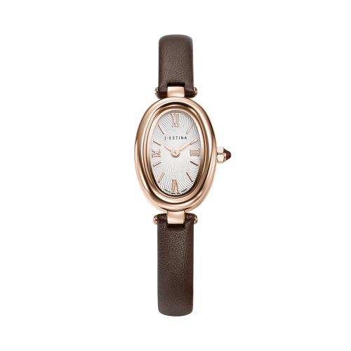 VERONA OVAL 가죽시계 - 브라운 (JWT2LE5BF501RGBR0)