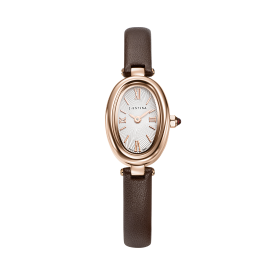 VERONA OVAL 가죽시계 - 브라운 (JWT2LE5BF501RGBR0)