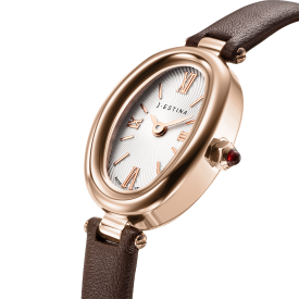 VERONA OVAL 가죽시계 - 브라운 (JWT2LE5BF501RGBR0)