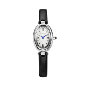 VERONA OVAL 가죽시계 - 블랙 (JWT2LE5BF501WHBK0)