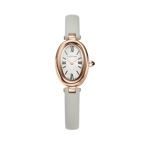 VERONA OVAL 가죽시계 - 베이지 (JWT2LE5BF501RGBE0)