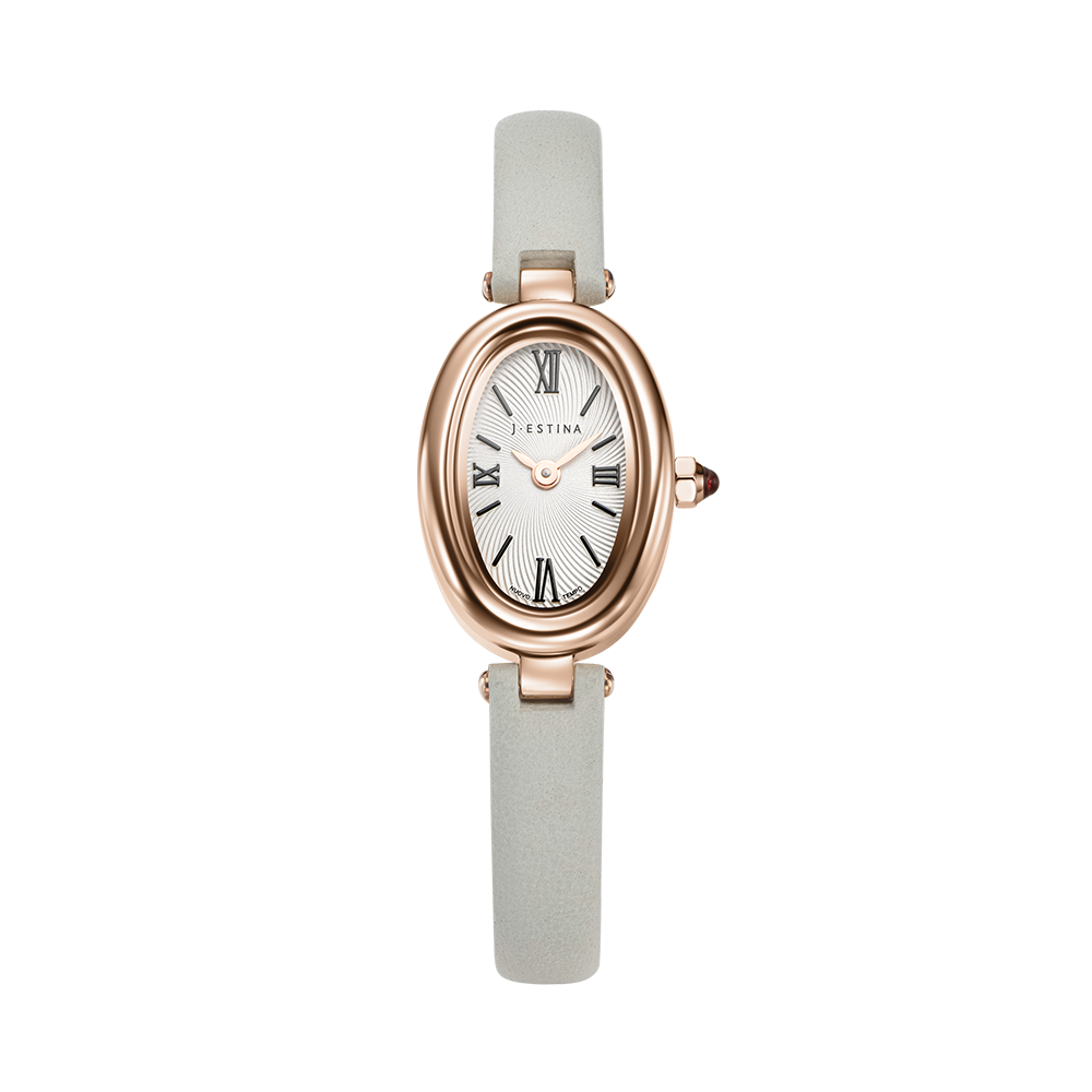 VERONA OVAL 가죽시계 - 베이지 (JWT2LE5BF501RGBE0)