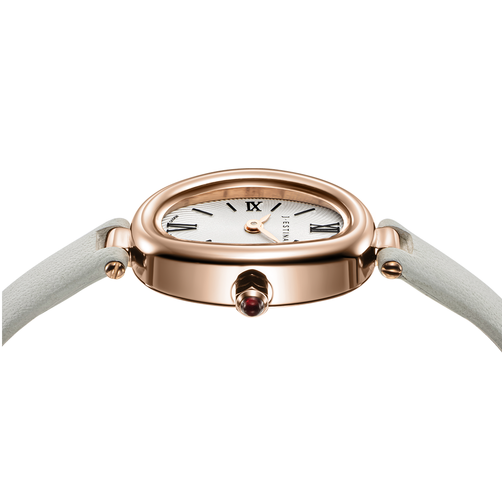 VERONA OVAL 가죽시계 - 베이지 (JWT2LE5BF501RGBE0)