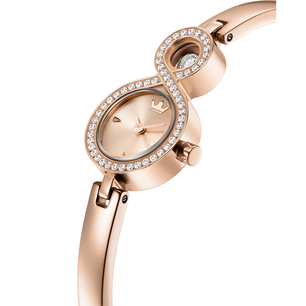 미오엘로 댄싱스톤 메탈시계 - 로즈골드 (JWJ2ME6BS606RGRG0)