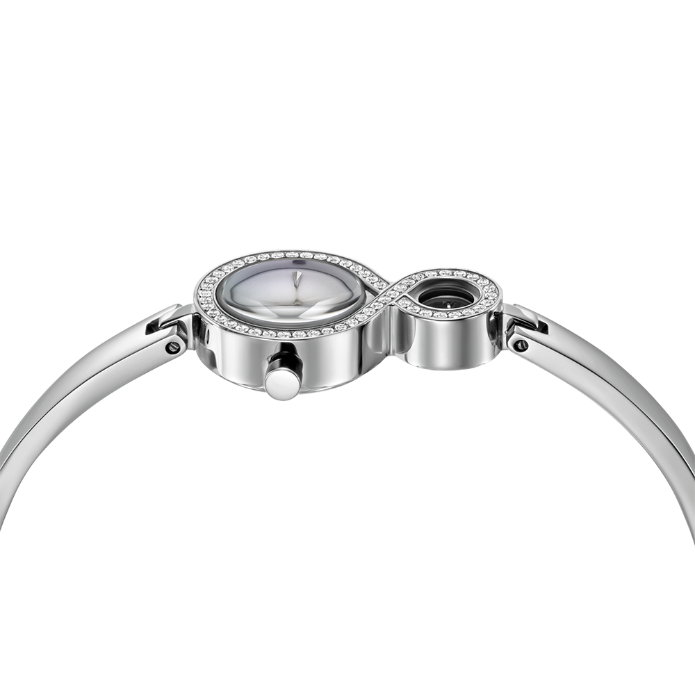 미오엘로 댄싱스톤 메탈시계 - 화이트 (JWJ2ME6BS606WHWH0)