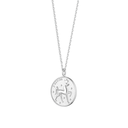THE WISH COIN 실버 목걸이 (JJWJN06B1101SW500)