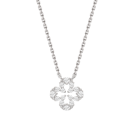 LALA J 클로버 목걸이 (JJLJNQ6B1301SW420)