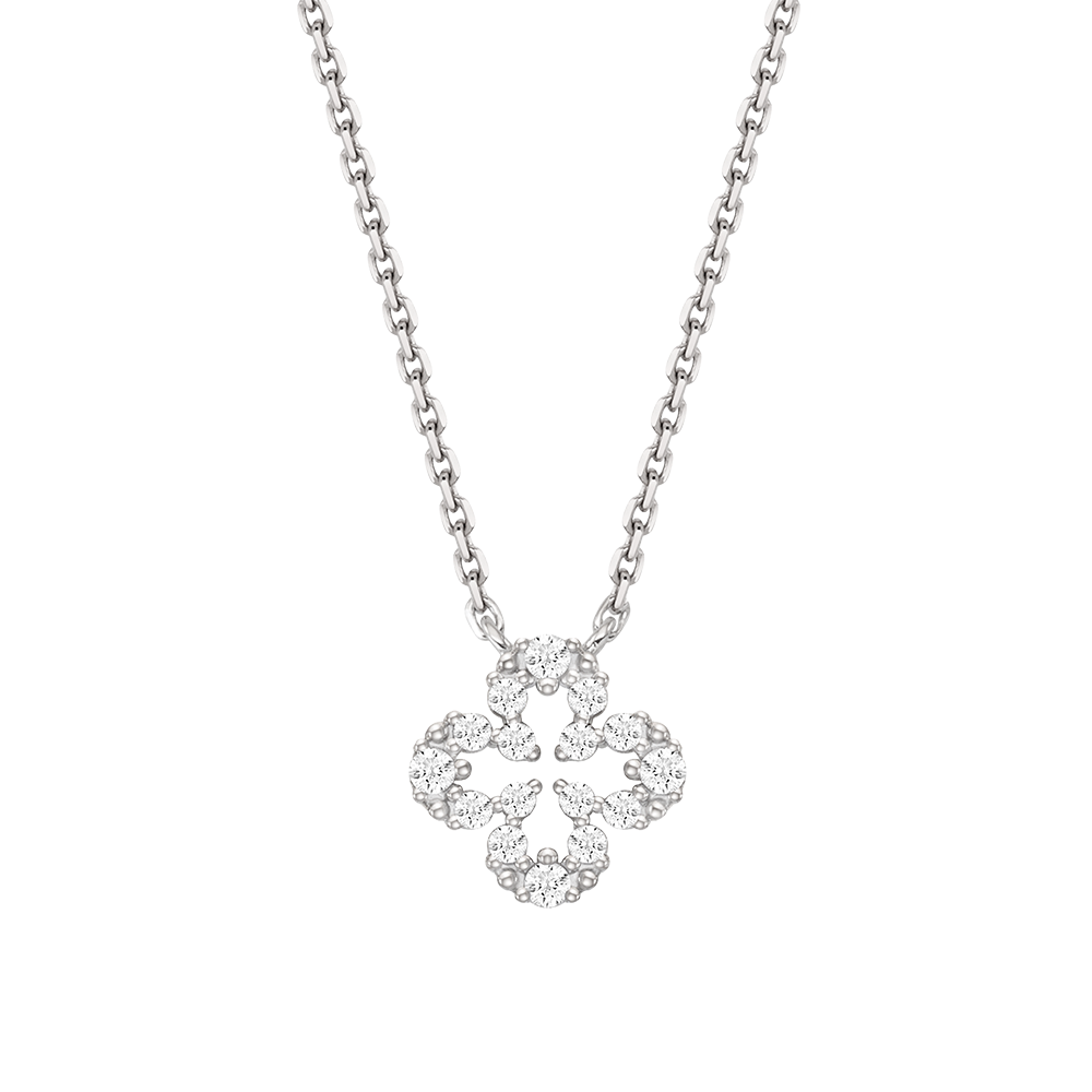 LALA J 클로버 목걸이 (JJLJNQ6B1301SW420)