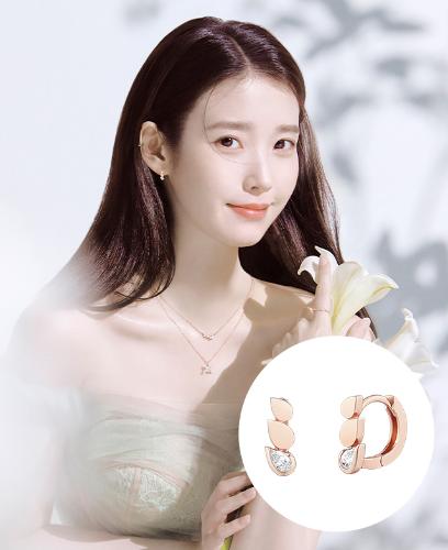 [아이유 PICK] BREEZE 14K 귀걸이 (JJBREQ6B2262R4000)