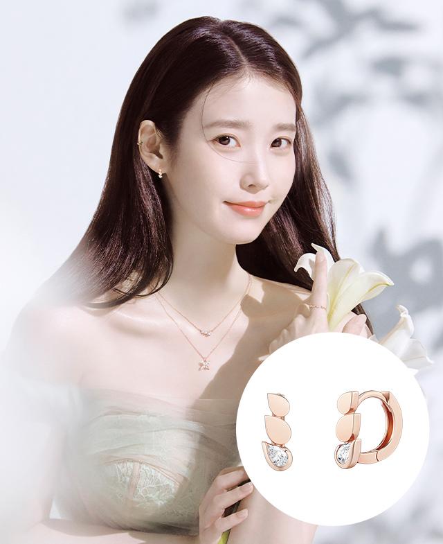 [아이유 PICK] BREEZE 14K 귀걸이 (JJBREQ6B2262R4000)