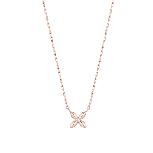 BREEZE 10K 랩그로운 다이아몬드 목걸이 (JJBRNL6B2268R0420)