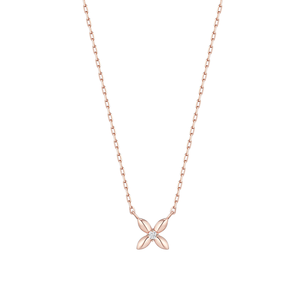 BREEZE 10K 랩그로운 다이아몬드 목걸이 (JJBRNL6B2268R0420)