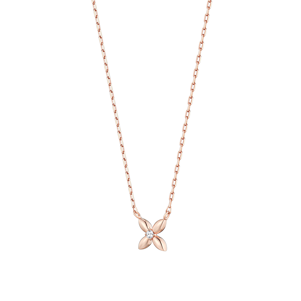 BREEZE 10K 랩그로운 다이아몬드 목걸이 (JJBRNL6B2268R0420)