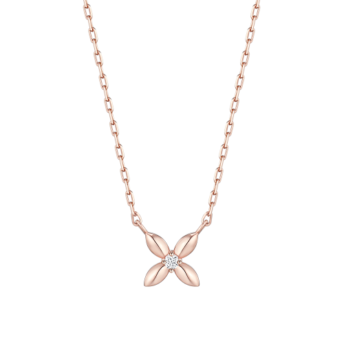 BREEZE 10K 랩그로운 다이아몬드 목걸이 (JJBRNL6B2268R0420)