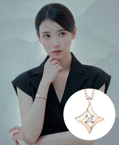 [아이유 PICK] CELESTIA 10K 랩그로운 다이아몬드 목걸이 (JJCTNL6B3782R0420)