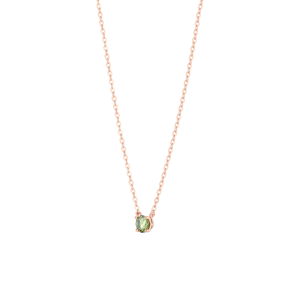 [아이유 PICK] MARIEBEL 10K 그린 랩그로운 다이아몬드 목걸이 (JJMBNL6B3451R0420)