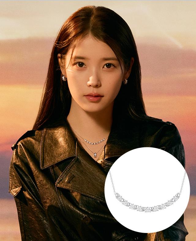 [아이유 PICK] MOSAIQUE 목걸이 (JJMSNQ5B8277SW420)