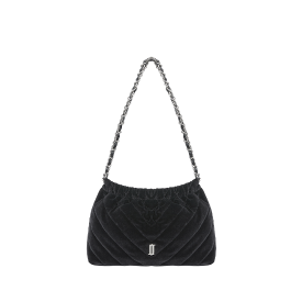 ILLY 벨벳 SM 숄더 BK (JHNCHA5BF349BK260)