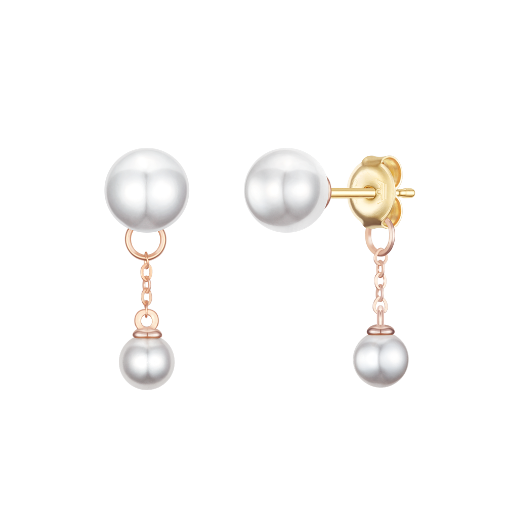 BASIC PERLINA 14K 진주 귀걸이 (JJP1EI5B9152R40A0)