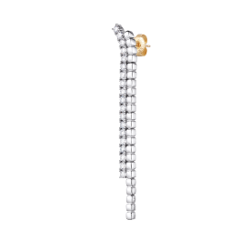 MORVE 14K 랩그로운 다이아몬드 싱글 귀걸이 (JJMREL5B5407W4PR0)