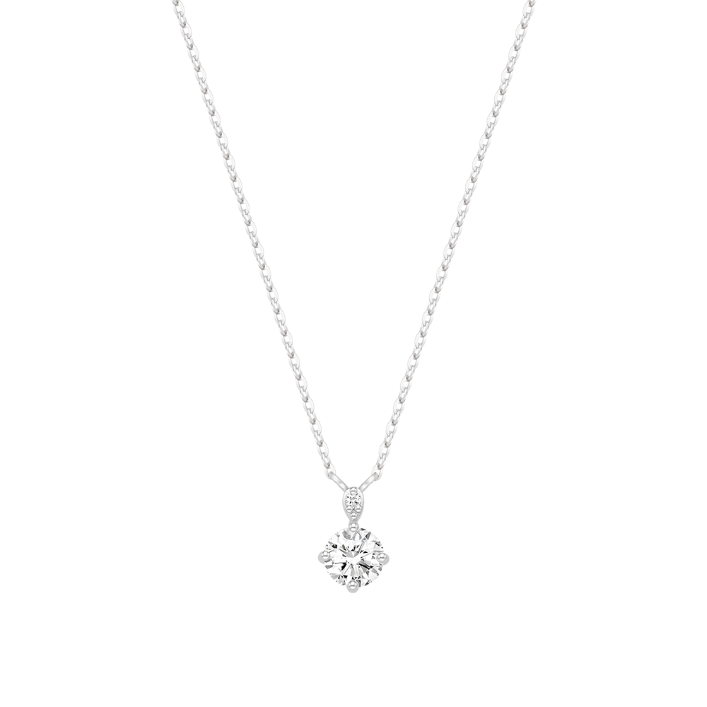 [단독/시즌한정] MARIEBEL 14K 2부 랩그로운 다이아몬드 목걸이 (JJMBNL6B4482W4420)