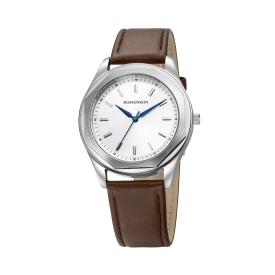 [로만손] 로만체 옥타곤 40 가죽시계 (RWTLMM5BF009WHWH0)