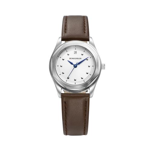[로만손] 로만체 옥타곤 30 여성 가죽시계 (RWTLLL5BF010WHWH0)