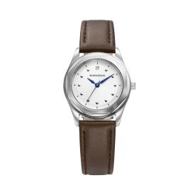 [로만손] 로만체 옥타곤 30 여성 가죽시계 (RWTLLL5BF010WHWH0)