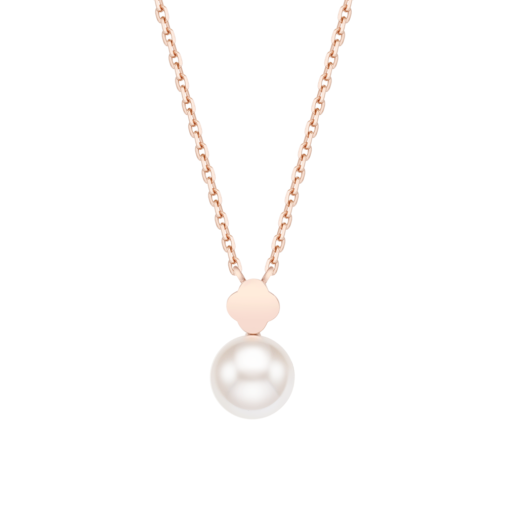 CLOVIA 진주 목걸이 (JJCLNI6BS158SR420)