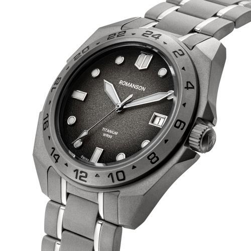 [로만손] 악티우스 티타늄 블랙 (RWAMMM6BS002TIBK0)