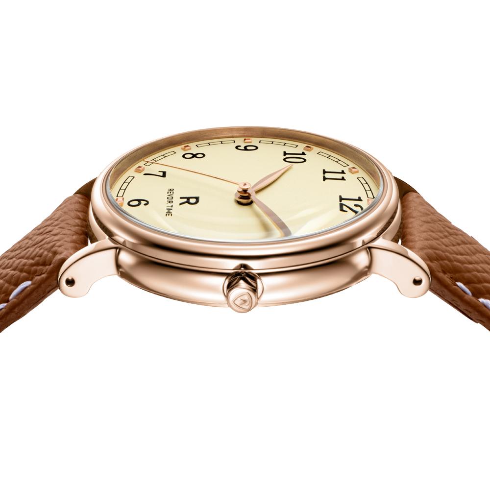 [로만손] R라운드 아라빅 레더 브라운 (RWTLMM6BS004RGIV0)