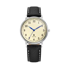 [로만손] R라운드 아라빅 레더 블랙 (RWTLMM6BS004WHIV0)