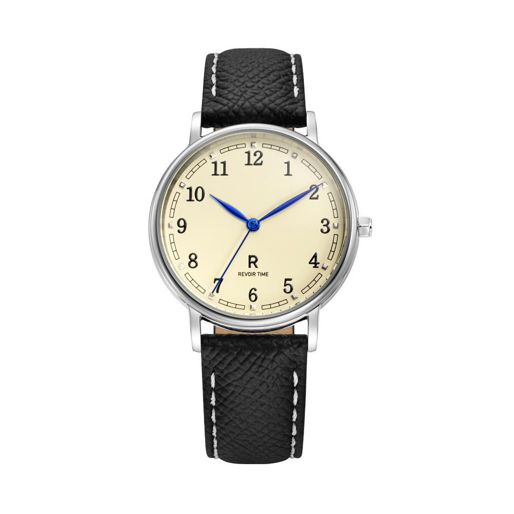 [로만손] R라운드 아라빅 레더 블랙 (RWTLMM6BS004WHIV0)