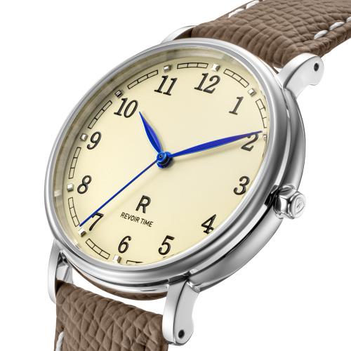 [로만손] R라운드 아라빅 레더 그레이 (RWTLMM6BS004WHIV1)