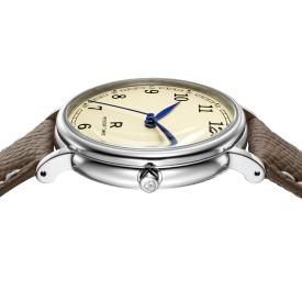 [로만손] R라운드 아라빅 레더 그레이 (RWTLMM6BS004WHIV1)