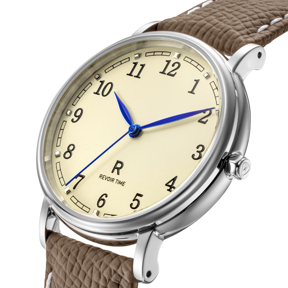 [로만손] R라운드 아라빅 레더 그레이 (RWTLMM6BS004WHIV1)