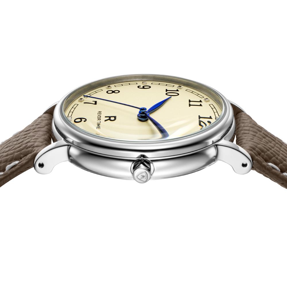 [로만손] R라운드 아라빅 레더 그레이 (RWTLMM6BS004WHIV1)