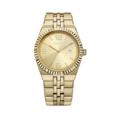 [로만손] 악티우스 데이트 골드콤비 40 메탈시계 (RWTMMM6BS201GOGO0)