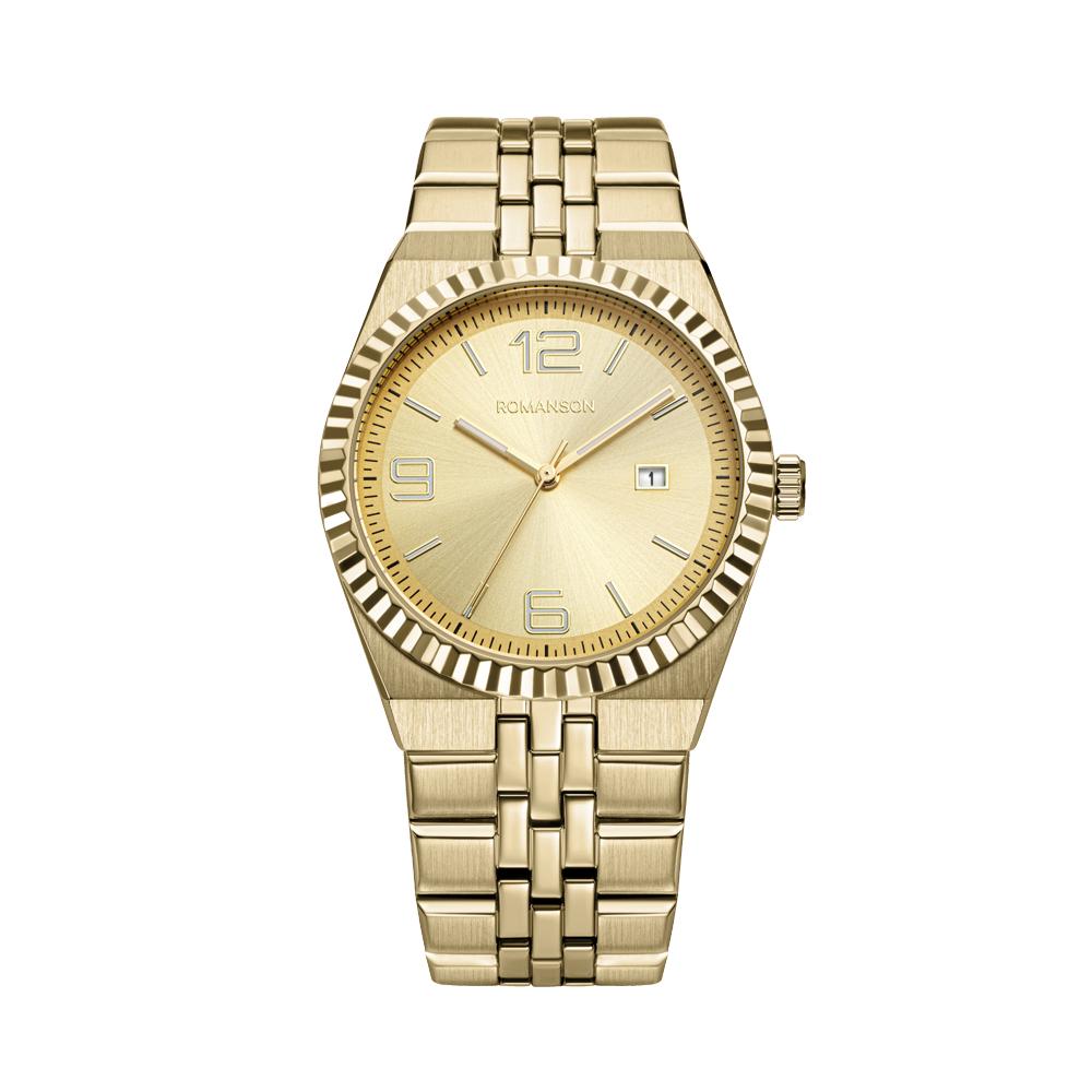 [로만손] 악티우스 데이트 골드콤비 40 메탈시계 (RWTMMM6BS201GOGO0)