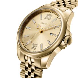 [로만손] 악티우스 데이트 골드 41 메탈시계 (RWTMMM6BS202GOGO0)