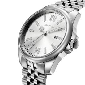 [로만손] 악티우스 데이트 화이트 41 메탈시계 (RWTMMM6BS202WHWH0)