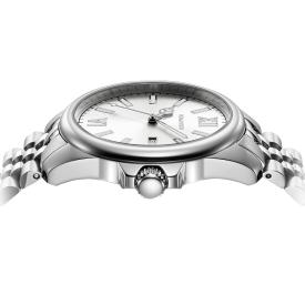 [로만손] 악티우스 데이트 화이트 41 메탈시계 (RWTMMM6BS202WHWH0)