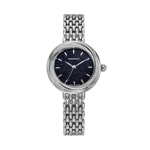 [로만손] 루미에르 라호즈 비쥬 화이트 메탈시계 (RWRMQL6BS003WHNA0)