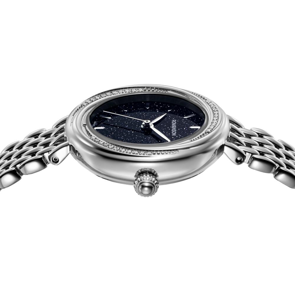 [로만손] 루미에르 라호즈 비쥬 화이트 메탈시계 (RWRMQL6BS003WHNA0)